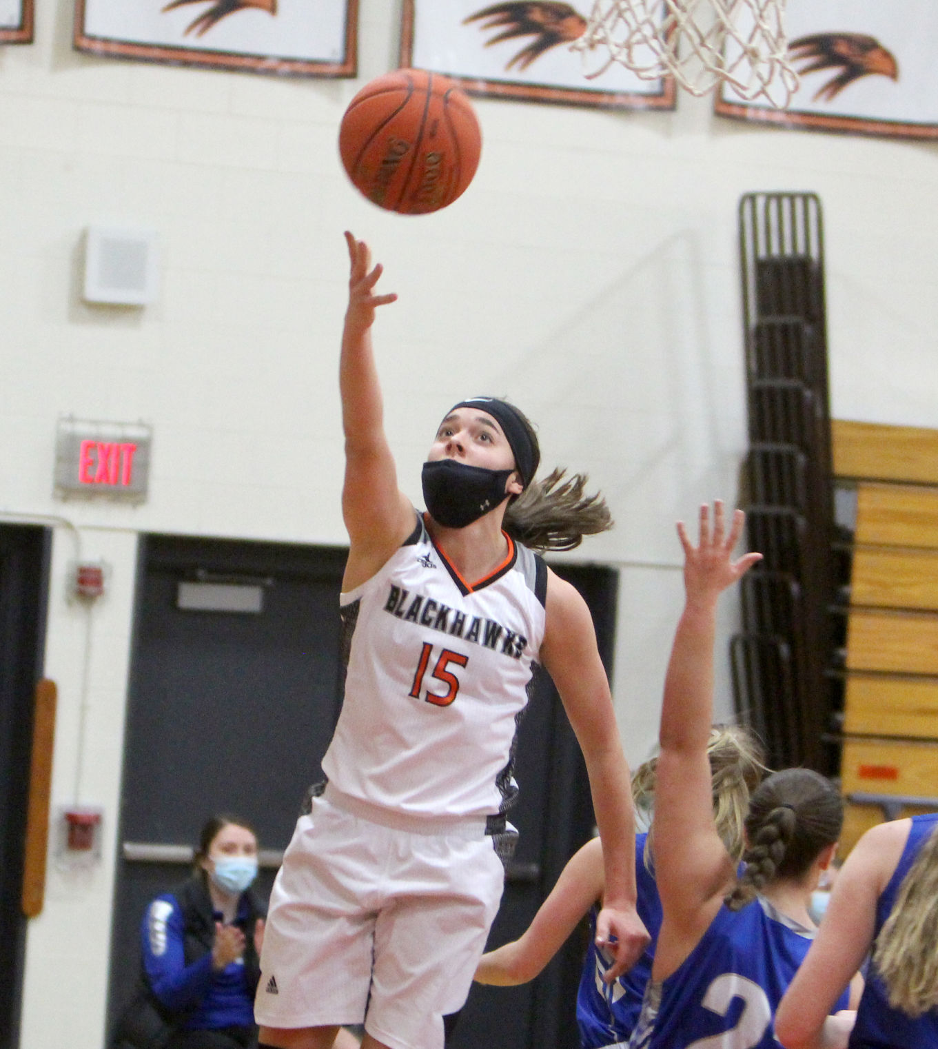 Cameron at Bloomer girls basketball 2-2-21